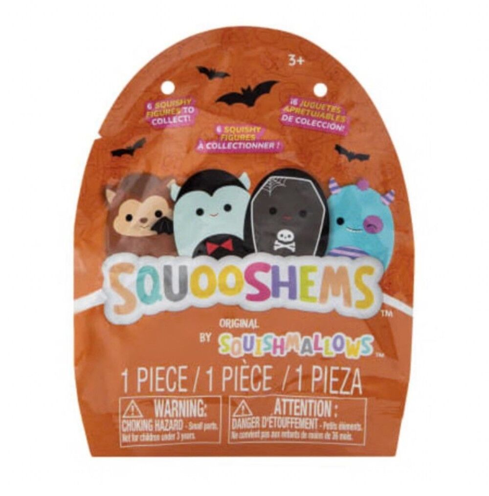 3x Squooshems Squishmallows Halloween Mystery In Package